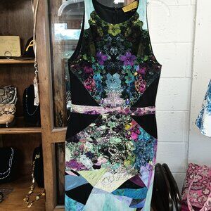 UNIQUE Nicole Miller Floral Dress Size 6